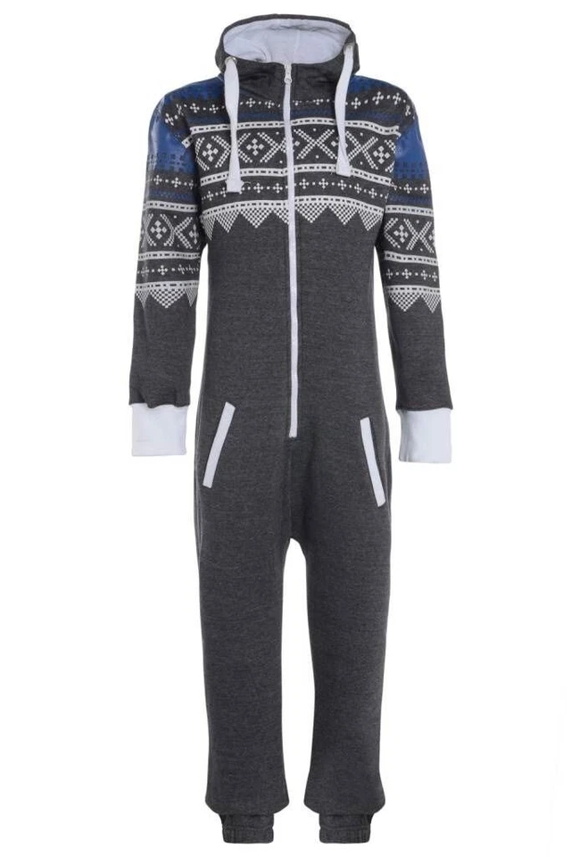 Kids Boys Girls Toddler Aztec 1Onesie All In One Hooded Jumpsuit Ages 2-6 Years - image 3 of 4
