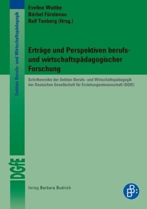 Thumbnail - Erträge Und Perspektiven Berufs- Und Wirtschaftspädagogischer