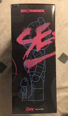 MEDICOM TOY - BE@RBRICK　 Bearbrick Jinx League Of Lege MEDICOM X League of Legends 100% + 400% Bearbrick Set Jinx