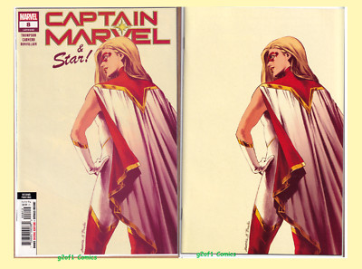 CAPTAIN MARVEL #8 STAR 1st Appearance 2nd Print Regular/Virgin Set 2019 NM