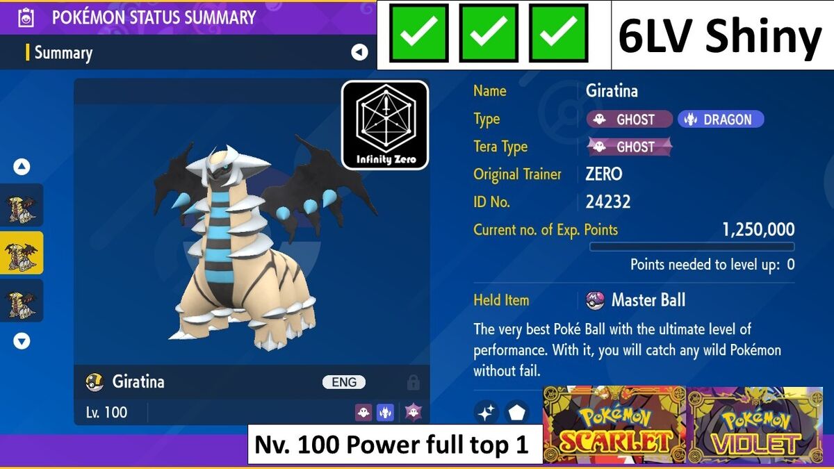 Shiny Giratina, Level 40 ✨ Pokemon Trade Go