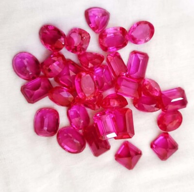 500 Ct Natural Mogok Pink Ruby Mix Shape Loose Gemstone Lot  ''Certified''