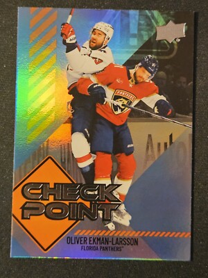 24-25 Upper Deck Oliver Ekman-Larsson Check Point Florida Panthers 