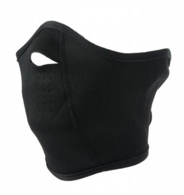 Icetools Gesichtsmaske Kälteschutz Motorrad Radsport  Wintersport schwarz S