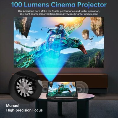 Unihertz 8849 Rugged 5G Tablet 16GB+512GB Built-in Projector Shockproof