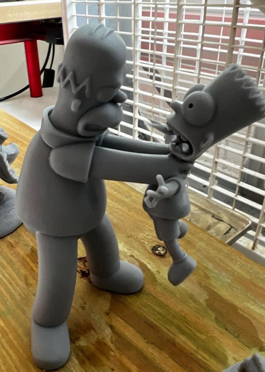 503-0021 POSTER CARDBOARD THE SIMPSONS Demons et Merveilles - IMAGINE