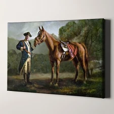 Pie-O-My Painting Tony Soprano Napoleon Pie O My Horse Canvas Wall Art Print