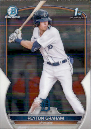 2023 BOWMAN CHROME PROSPECT 1ST DETROIT TIGERS PEYTON GRAHAM #BCP-57