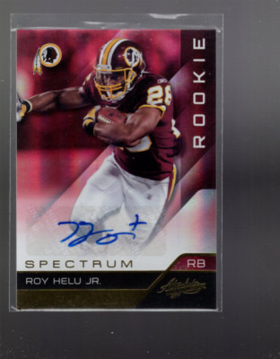 B2966- 2011 Absolute Memorabilia Spectrum Gold Autogramme #136 Roy Helu / 299