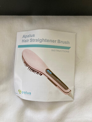 Apalus Digital Hair Straightener Brush 2” works—tested fast  display picture 3