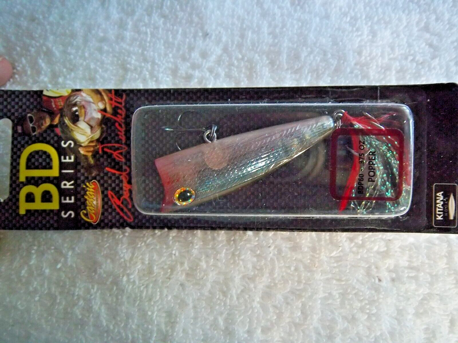 (LOT OF 2)-BOYD Duckett BDP-60 Poppers 2-3/8” & 3/8 oz in AURORA GHOST WAKASAGI - Image 3