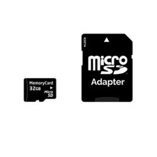 High Quality Memcard Micro SDHC with SD Card Adaptor Class 10 32Gb Memory Card