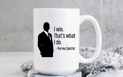 Harvey Specter Quote Mug | Suits Fan Coffee Cup | Lawyer Gift | Suits TV Show