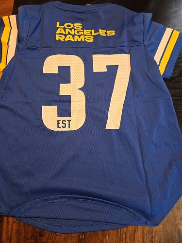 Los Angeles Rams NFL Blue Jersey Lace Top Women's Extra LARGE XL #37 - Picture 4 of 4