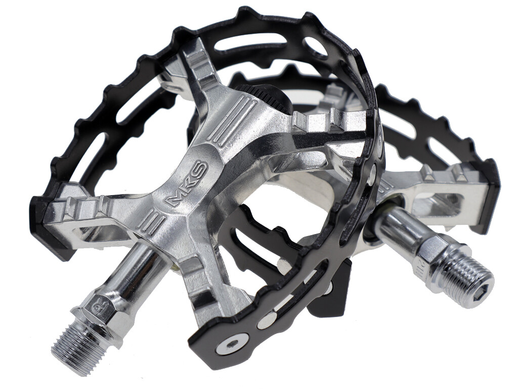 MKS Old school BMX XC3 XC III (XC II) Bear Trap Bike Pedal 9/16" or 1/2