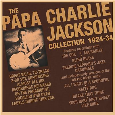 Papa Charlie Jackson The Papa Charlie Jackson Collection CD New 824046908829