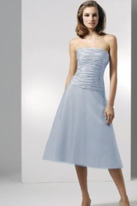 cloudy blue bridesmaid dresses