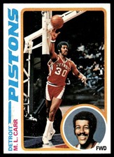 1978-79 Topps Basketball Vintage M.L. Carr #82 VIEW SCAN