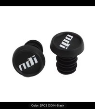 Black Handlebar End Plugs Rubber Bar Cap Grip Mountain Bike Road Bicycle ODI