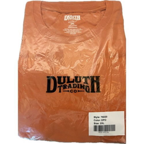 NWT Duluth Trading Co Men Longtail T-Shirt 2XL Relaxed Fit No Pocket Solid