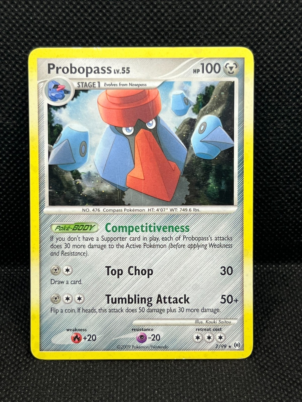Pokémon TCG Probopass 7/99 Holo Rare Platinum: Arceus