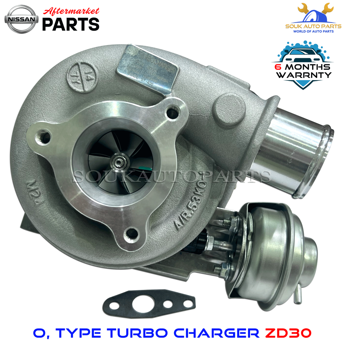 14411-2X90A O. TYPE TURBO CHARGER For NISSAN ZD30 PATROL SAFARI