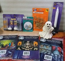 Vintage Halloween Decor LED Lights and More NIB 9 Piece Lot