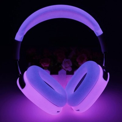4-teiliges Schutzhüllen-Set für AirPods Max-Kopfhörer, das im Dunkeln leuchtet