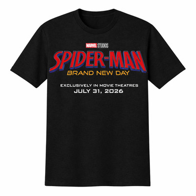 MARVEL Spider-Man brand new day TシャツLサイズ Spider Man Brand New Day Movie July 31 2026 Theater Release T