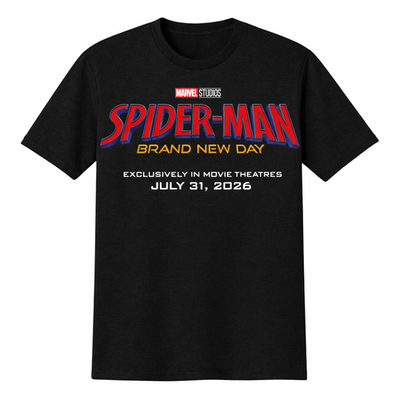 Spider-Man brand new day Tシャツ M Spider Man Brand New Day Movie July 31 2026 Theater Release T