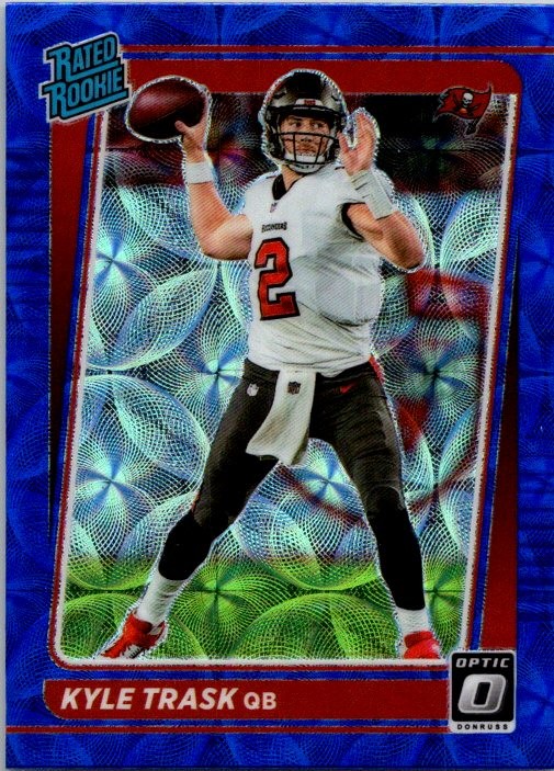 2021 Donruss Optic #209 Kyle Trask Blue Scope