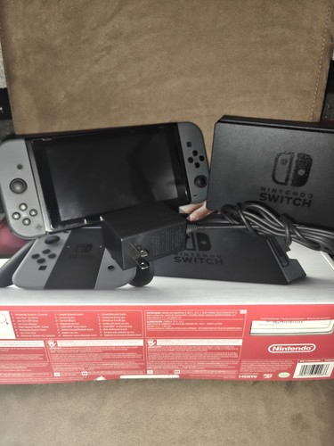 Nintendo Switch V1 Complete In Box CIB | Hardware Mod Failure Won't Boot AS IS