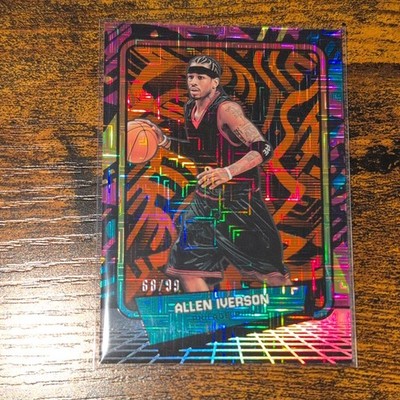 2026 Panini Decades 90's Pop Culture Allen Iverson 68/99 - 76ers