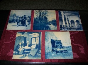 1910 HOLLAND-AMERICA R.M.S. NIEUW AMSTERDAM SHIP MENU LOT