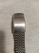 CITIZEN bracciale acciaio orologio Ansa Dritta 18 mm, Anni 70 