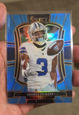 2025 Panini Select - Premier Level George Pickens #197 Light Blue Prizm 09/99