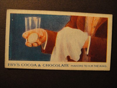 FRY`S COCOA CHOCOLATE TRICKS & PUZZLES #28 MAGIC ILLUSIONS KINDERSPIELE PARTY