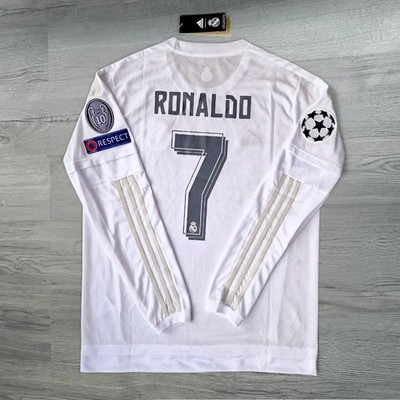 Ronaldo #7 Real Madrid 16/17 Home LS Trikot - Champions League Edition (S-XXL)