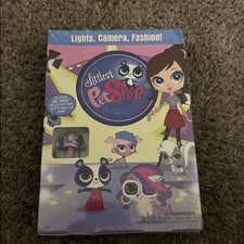 New LITTLEST PET SHOP - Lights, Camera, Fashion! DVD Toy & Trading Card Sealed