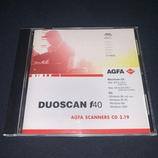 DUOSCAN F40 AGFA SCANNERS CD-ROM 3.19