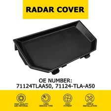 Grille Molding Radar Sensor Cover Cap Trim Black For 2020-2022 Honda CR-V CRV J