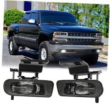 Upgraded LED Fog Lights Fog Lamps DOT Approved Replacement Black-White light