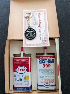 Vintage  Esso Happy Motoring Kit Box Set 1962 New Old Stock