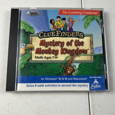 The Learning Company ClueFinders Mystery of the Monkey Kingdom CD-ROM Math Ages