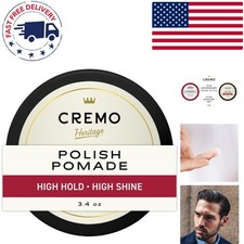 3.4 Oz Barber Grade Hair Pomade - High Shine  Hold for All Hairstyles