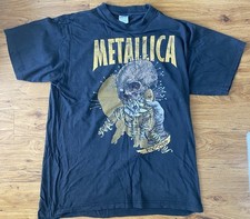 Metallica Shirt Vintage 90s BG Tag