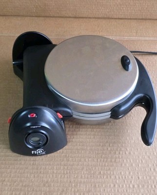 Presto 0351004 Flipside Belgian Waffle Maker Non Stick, Stainless, Tested &Works