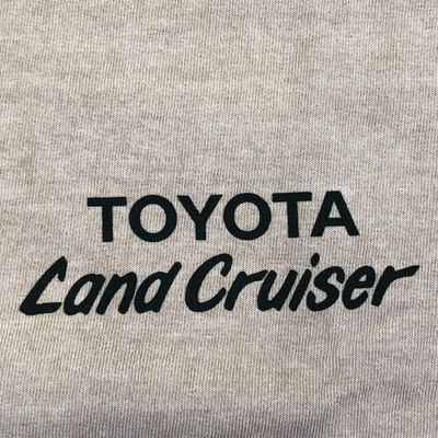 Toyota Land Cruiser Shirt Mens XL Beige Great Outdoors Graphic Tee
