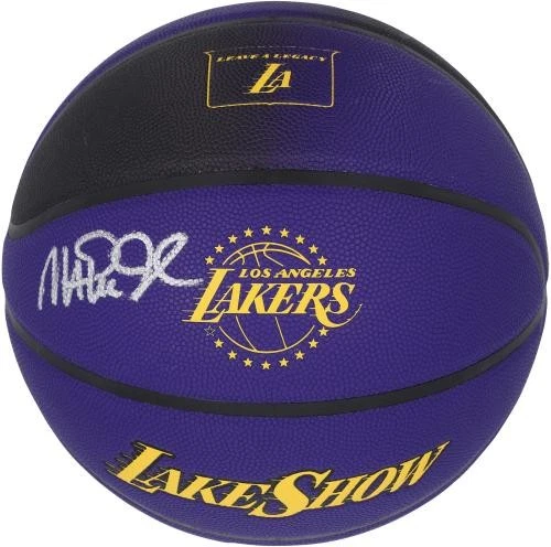 Magic Johnson Lakers Signed Wilson 2024-25 City Edition Collector's Basketball - Image 2 of 4