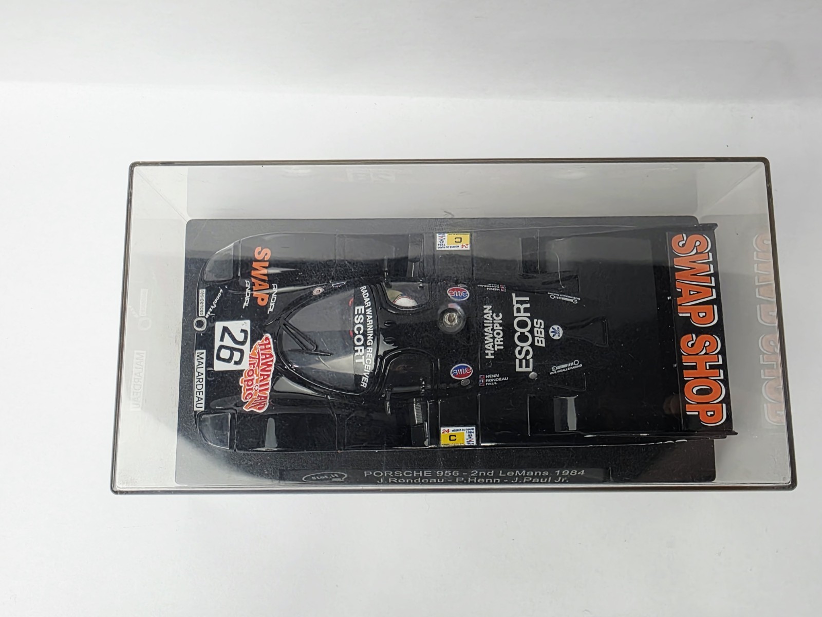 SLOT IT PORSCHE 956 2ND LE MANS RONDEAU HENN PAUL 1/32 SCALE SLOT CAR NICE!!!